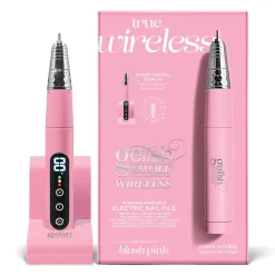 Gelish Cordless Go File - Includes Dock & Handpiece, Light Pink