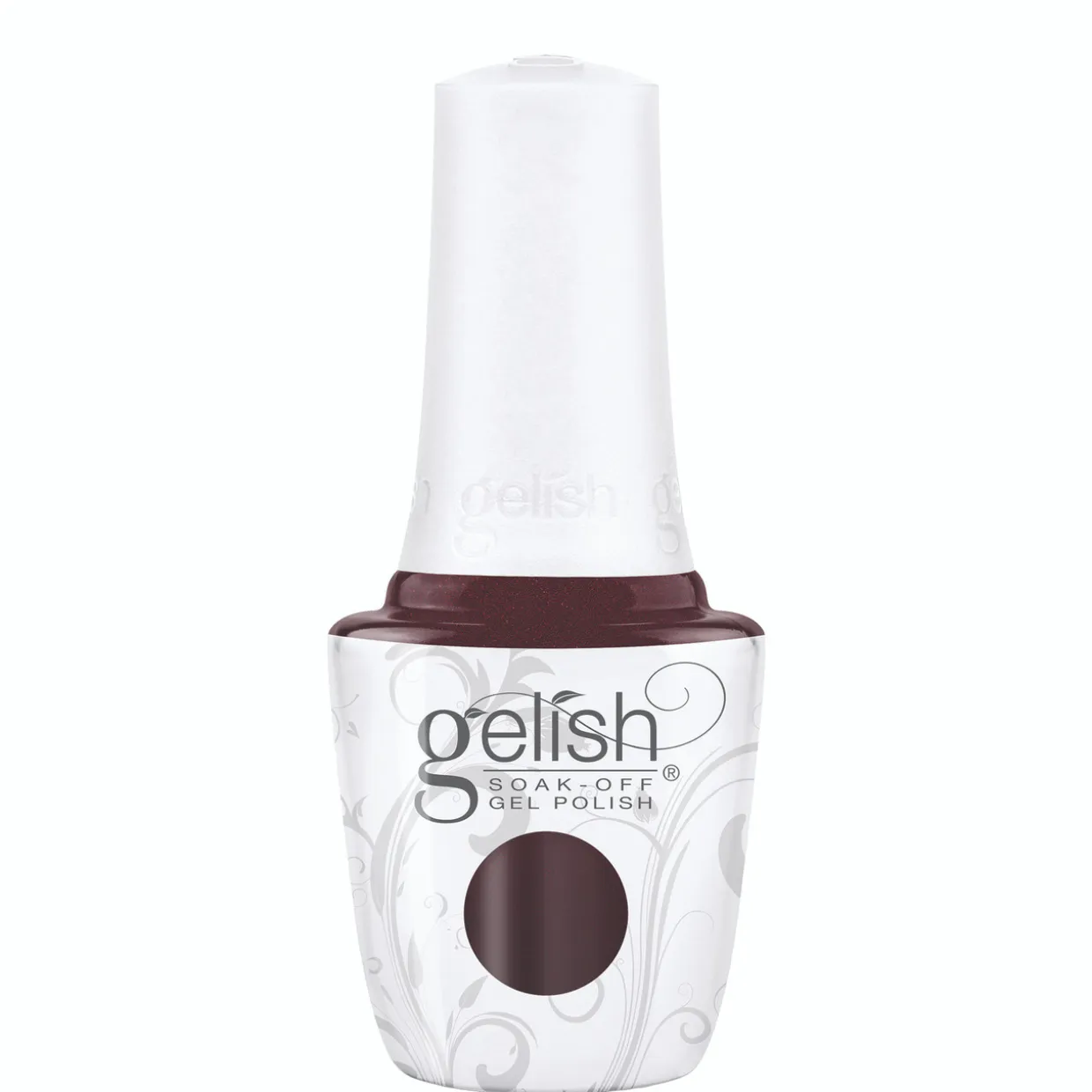 Gelish 18G Plus LED Light with Burgundy Soak-Off Gel Polish + Top and Base Coats