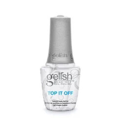 Gelish 18G Plus LED Light with Gray Creme Soak-Off Gel Polish + Top and Base Coats