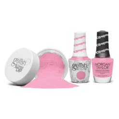 Gelish "Adorably Clueless" Trio, Princess Pink Creme - Includes gel polish, lacquer, and dip