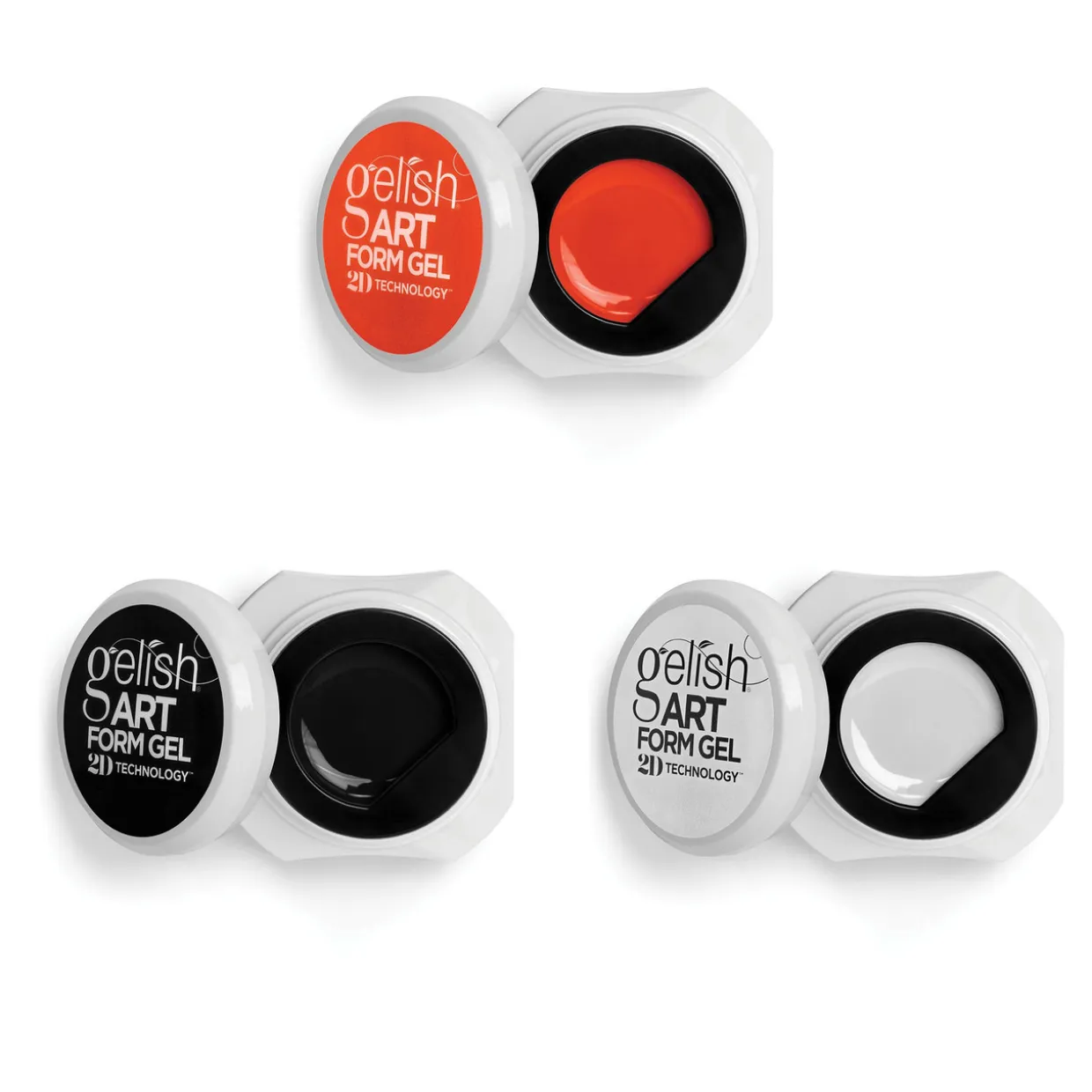 Gelish Art Form Gels Halloween Nail Art Bundle, 3 colors