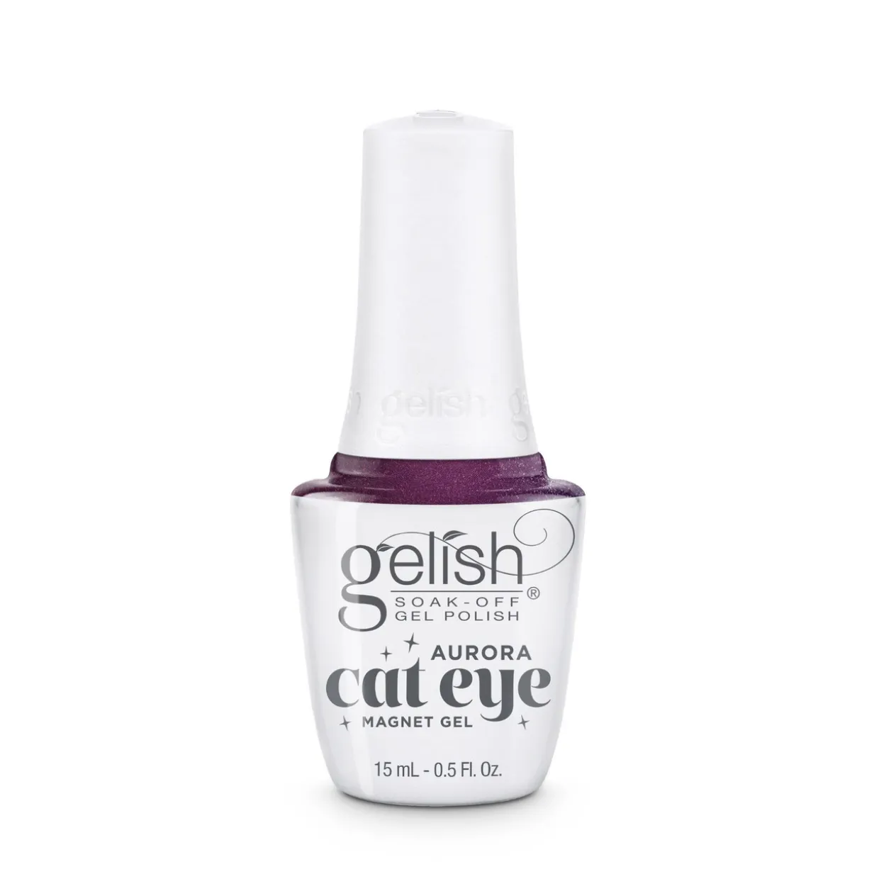 Gelish Aurora Cat Eye Magnetic Soak-Off Gel Polish "Sky On Fire", Pink Swirl Effect, 15 mL | .5fl oz - 1110564