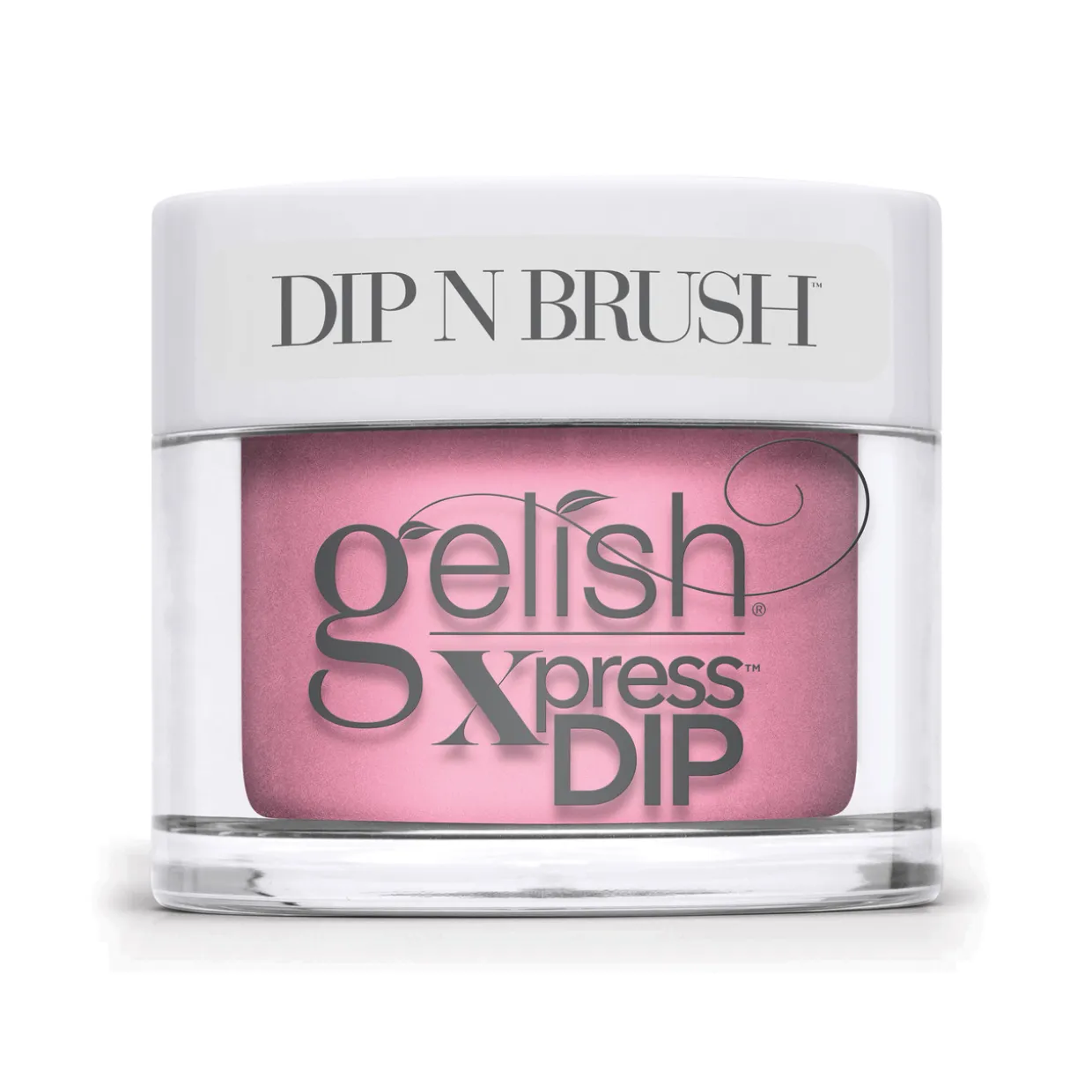 Gelish "Bed Of Petals" Trio, Bright Pink Crème - Includes Gel Polish, Lacquer, and Dip