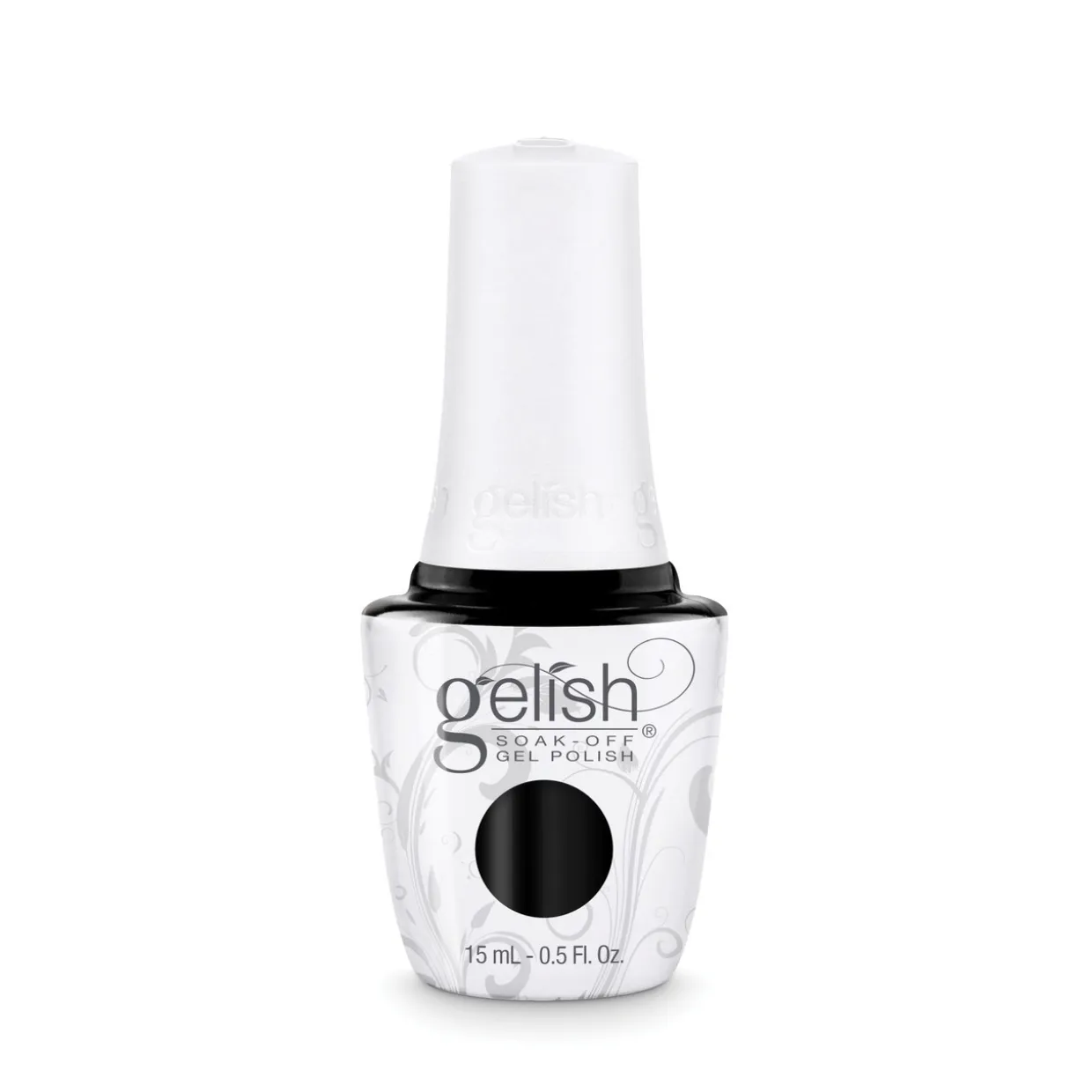 Gelish "Black Shadow" Soak-Off Gel Polish - 1110830, 15ml | .5fl Oz - Black Crème