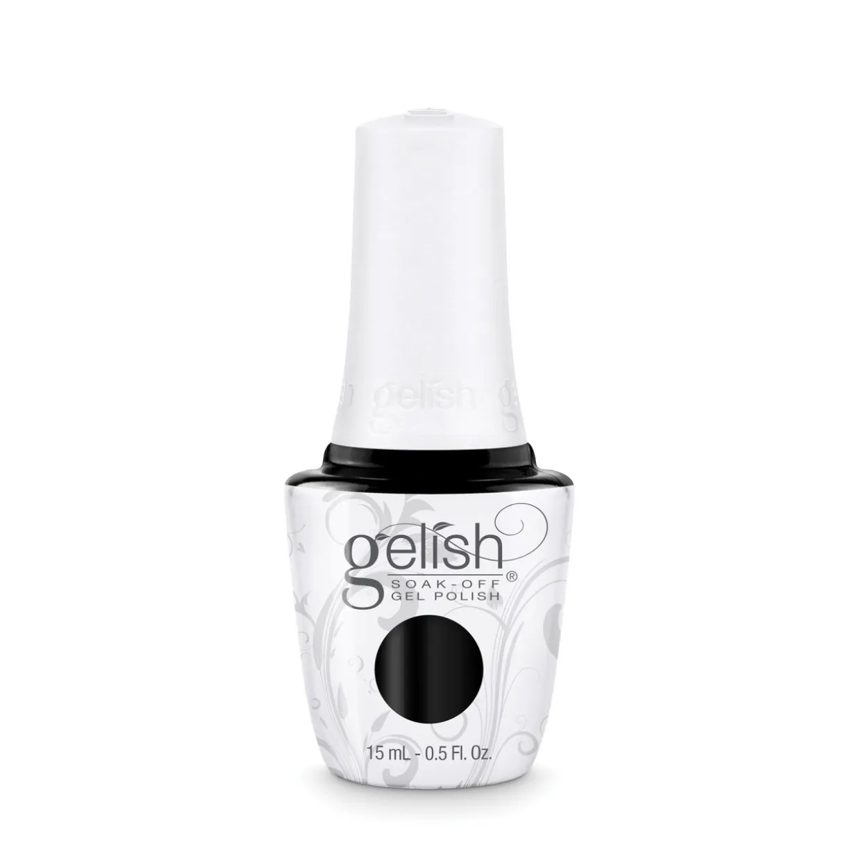 Gelish "Black Shadow" Soak-Off Gel Polish - 1110830, 15ml | .5fl Oz - Black Crème