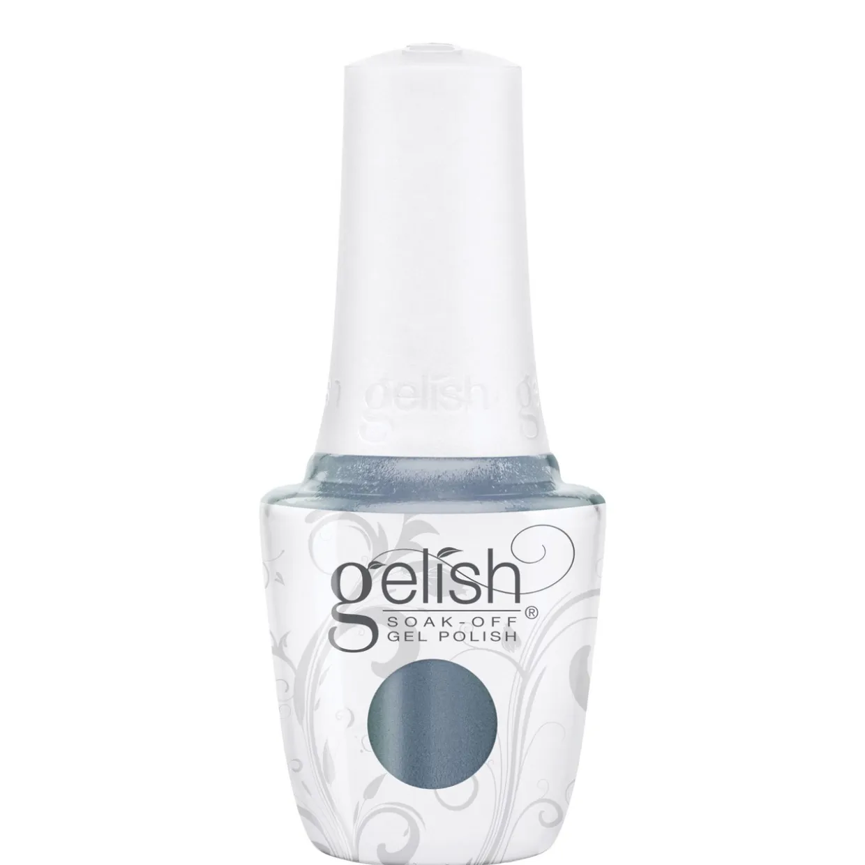 Gelish "Blue Moon Bloom" Duo- Includes Gel Polish and Lacquer - Steel Blue Pearl