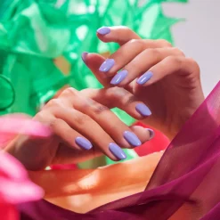 Gelish "Can't Burst My Bubble" Trio- Includes Gel Polish, Lacquer and Dip- Periwinkle Creme