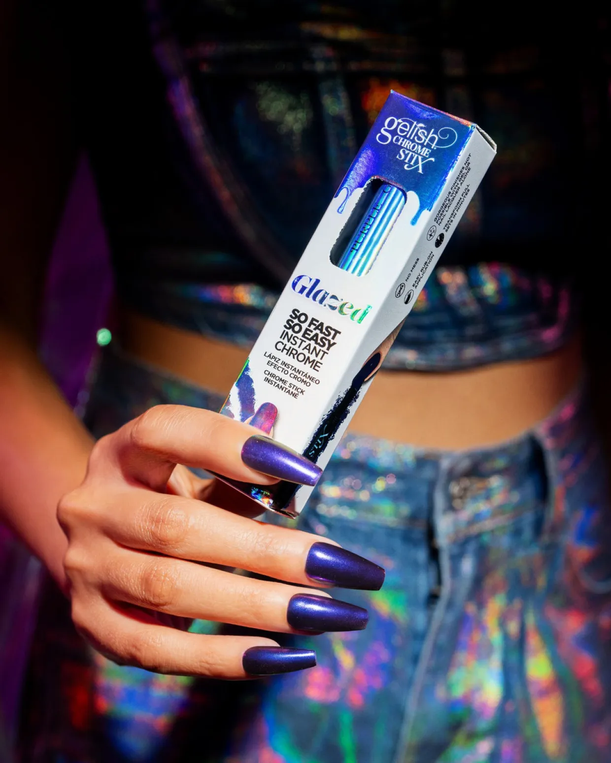 Gelish Chrome Stix - Purple Glazed, 5g | .17 oz.