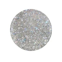 Gelish "Crystal Snowdrop" Trio- Includes Gel Polish, Lacquer and Dip - Silver Diamond Glitter