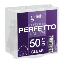 Gelish 50ct Perfetto Nail Tips Clear Size 3 - 1310203