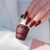 Gelish Deep Red Brown Brush-On Builder Gel, 15 mL | .5 fl. Oz.