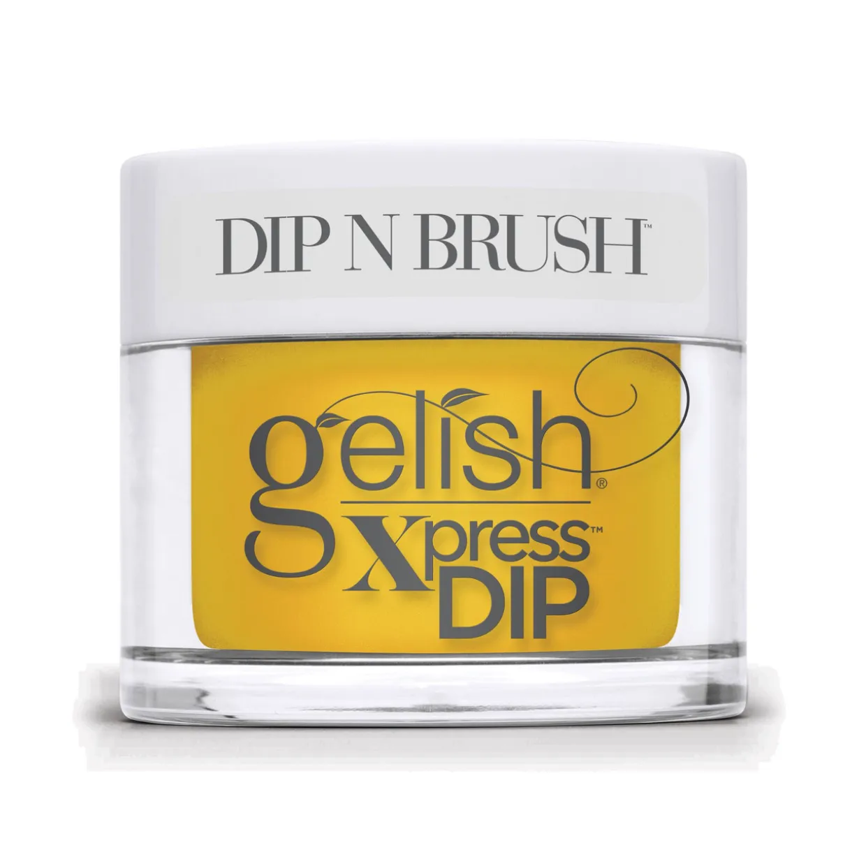 Gelish "Do The Tangle" Trio- Includes Gel Polish, Lacquer and Dip- Cyber Yellow Creme