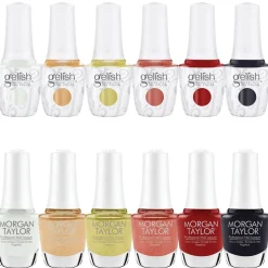 Gelish Fall Collection "Living Our Life" Gel Polish & Lacquer, 12 pc Bundle