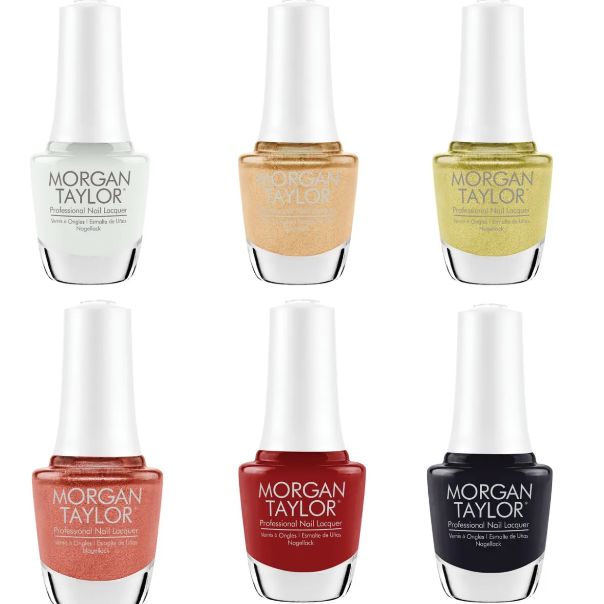 Gelish Fall Collection "Living Our Life" Morgan Taylor Lacquer, 6 pc Bundle
