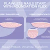 Gelish Foundation Flex Soak-Off Rubber Base Nail Gel, Light Nude, 15 mL | .5 fl. Oz.