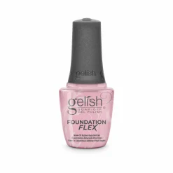 Gelish Foundation Flex Soak-Off Rubber Base Nail Gel, Light Nude, 15 mL | .5 fl. Oz.