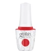 Gelish "Give It A Curl" Duo - Includes Gel Polish, and Lacquer- Bright Cherry Creme