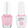 Gelish "Hugs and Blisses" Duo- Includes Gel Polish and Lacquer - Bubblegum Pink Pearl