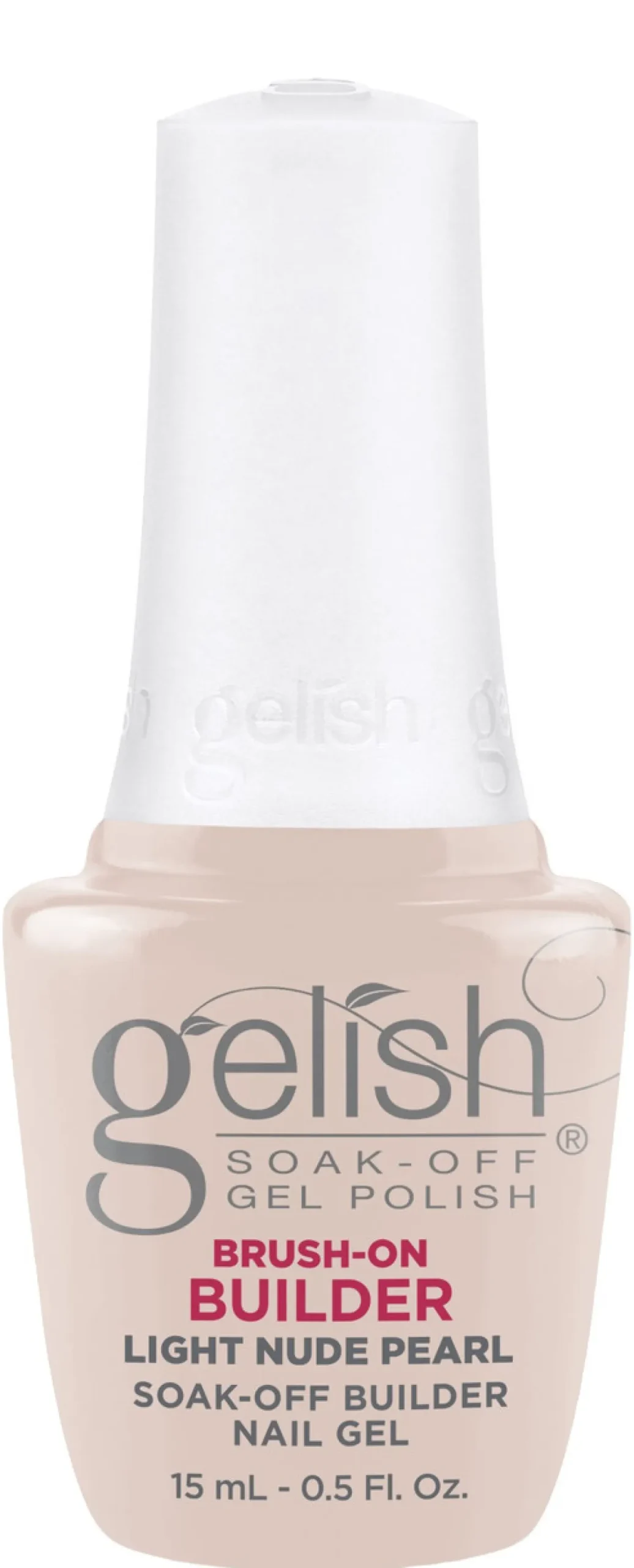 Gelish Light Nude Pearl Brush-On Builder Gel, 15 mL | .5 fl. Oz.