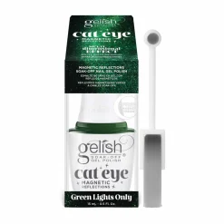 Gelish Magnetic Reflections Soak-Off Gel Polish "Green Lights Only", Green Effect Cat-Eye, 15mL | .5 fl oz-1110551