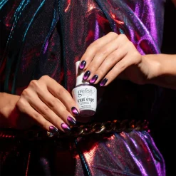Gelish Magnetic Reflections Soak-Off Gel Polish "Let's Glow Girls", Pink Effect Cat-Eye, 15mL | .5 fl oz-1110549