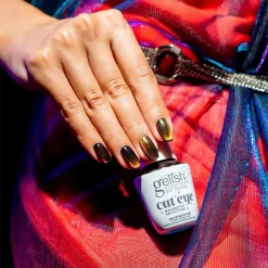 Gelish Magnetic Reflections Soak-Off Gel Polish "Can You Candle It?", Orange Effect Cat-Eye, 15mL | .5 fl oz-1110552