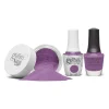Gelish "Malva" Trio, Medium Purple Crème - Includes Gel Polish, Lacquer, and Dip