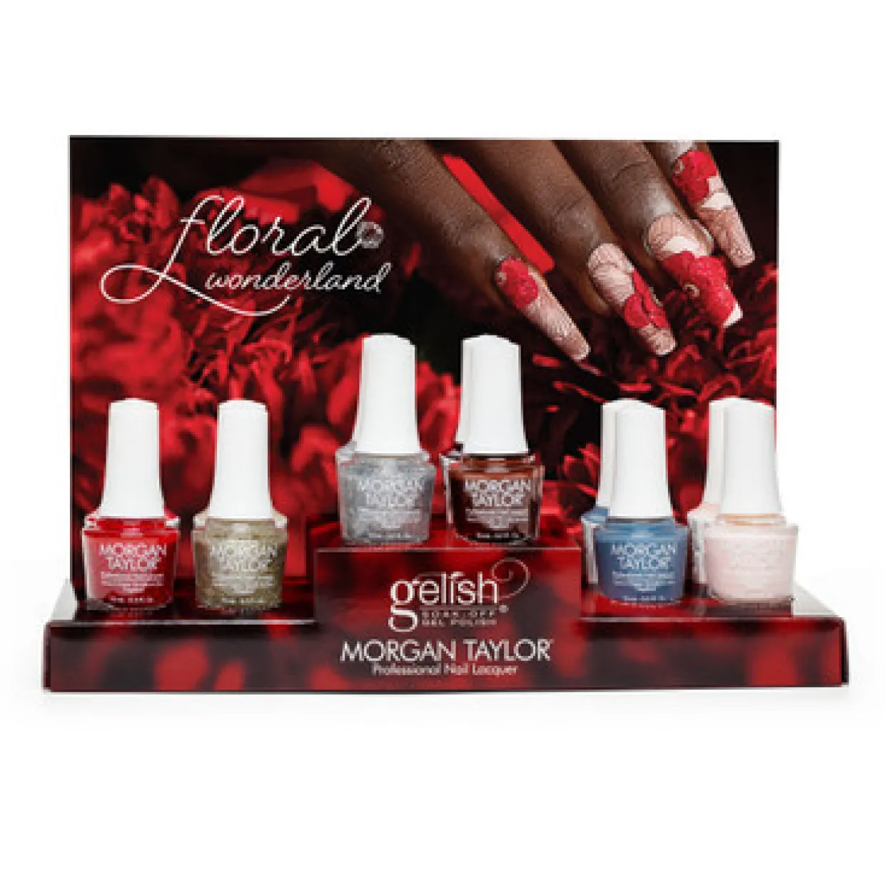 Gelish & Morgan Taylor "Floral Wonderland" Winter Collection, 12 ct. Mixed Display - Includes Gel Polish & Lacquers