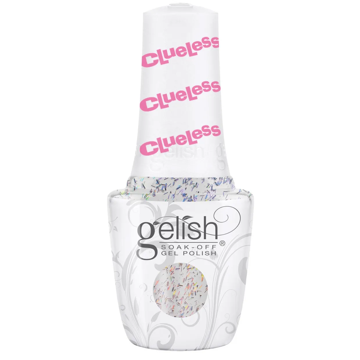 Gelish "Oops, My Bad" Duo, Shattered Glass Glitter Overlay - Includes gel polish and lacquer