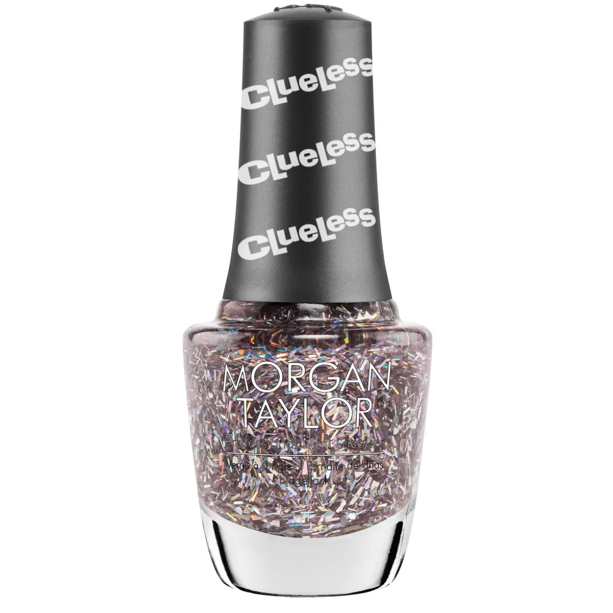 Gelish "Oops, My Bad" Duo, Shattered Glass Glitter Overlay - Includes gel polish and lacquer