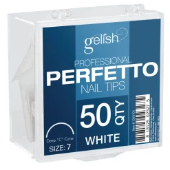 Gelish Perfetto Nail Tips, 50 Count, White Size 7 - 1310107