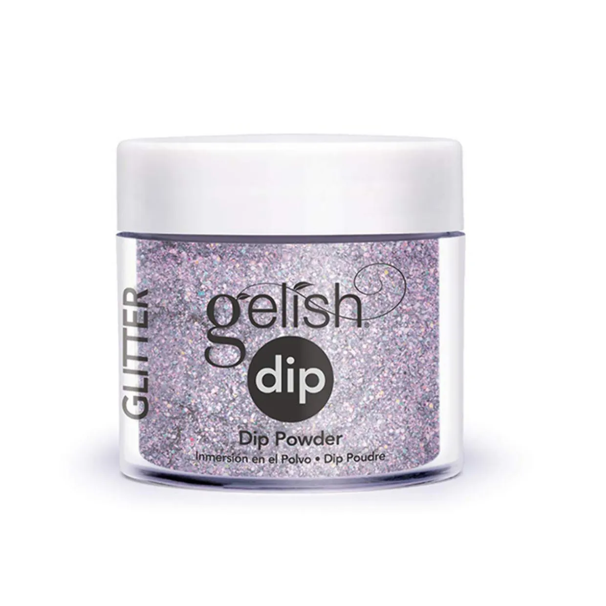 Gelish Professional Grade Salon Quality DIY Acrylic Dip Powder Set of 3 Colors with Free Nail File, Glitter Dip Included