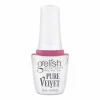 Gelish Pure Velvet Soak-Off Gel Polish "Magnetic Attraction", Hot Pink Cat-Eye, 15 mL | .5 fl oz - 1110508
