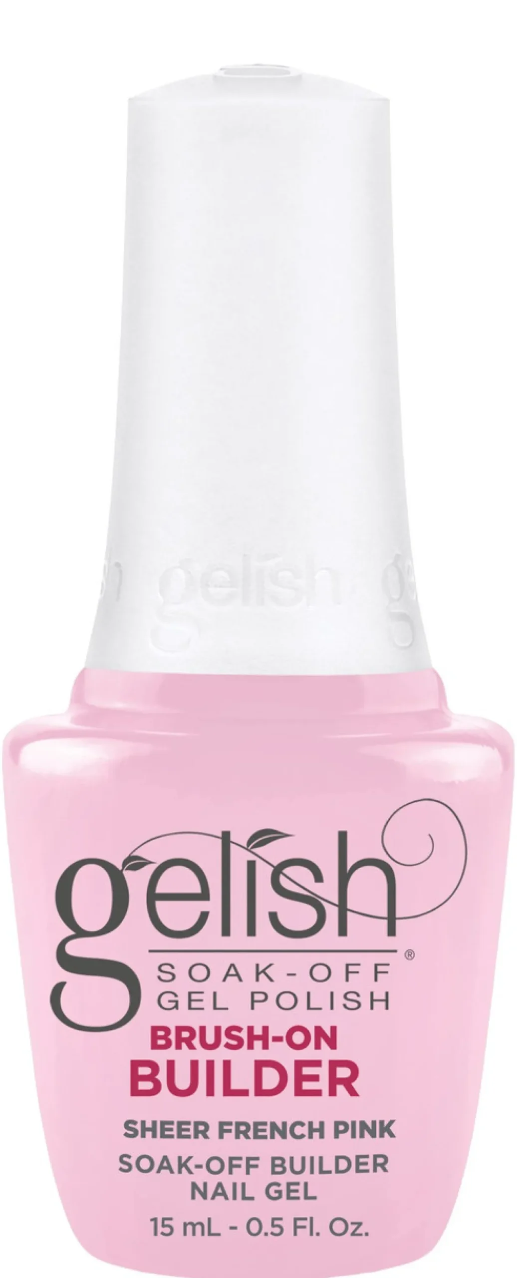 Gelish Sheer French Pink Brush-On Builder Gel, 15 mL | .5 fl. Oz.