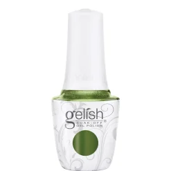 Gelish Soak-Off Gel Polish "Bad to the Bow", Olive Shimmer, 15 mL | .5 fl oz - On My Wish List Collection