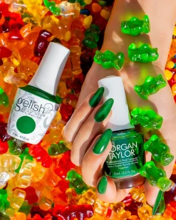 Gelish Soak-Off Gel Polish "Big Bang Watermelon" Emerald Green Jelly, 15mL| .5 - Keep It Juicy Collection
