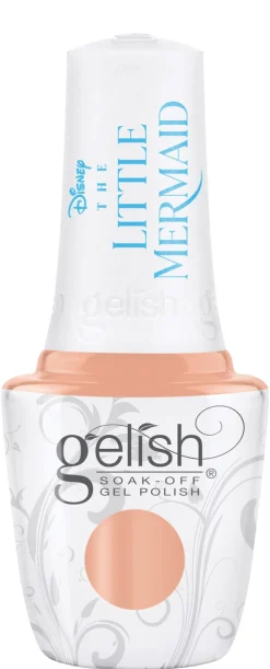 Gelish Soak-Off Gel Polish "Corally Invited", Peach Coral Crème, 15 mL | .5 fl oz - Splash of Color Collection