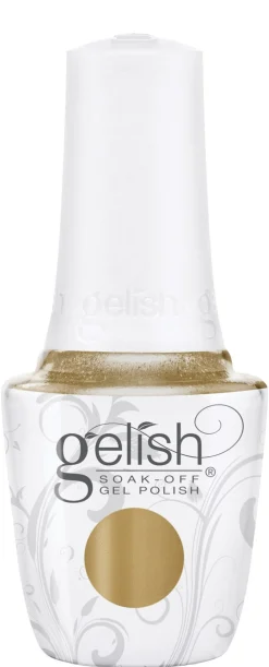 Gelish Soak-Off Gel Polish "Cuddle Me Tight", Antique Gold Metallic, 15 mL | .5fl oz - 1110543