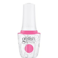 Gelish Soak-Off Gel Polish "Don't Be A Tease" Bubblegum Pink Creme, 15mL |.5 oz - Let's Roll Collection
