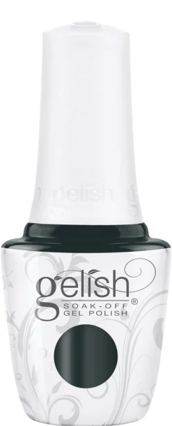Gelish Soak-Off Gel Polish "Just Hanging Around", Deep Evergreen Crème, 15mL |.5 fl oz -In Frame Collection