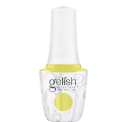 Gelish Soak-Off Gel Polish "Lemon Drop Lush" Sunny Yellow Jelly, 15mL| .5 - Keep It Juicy Collection