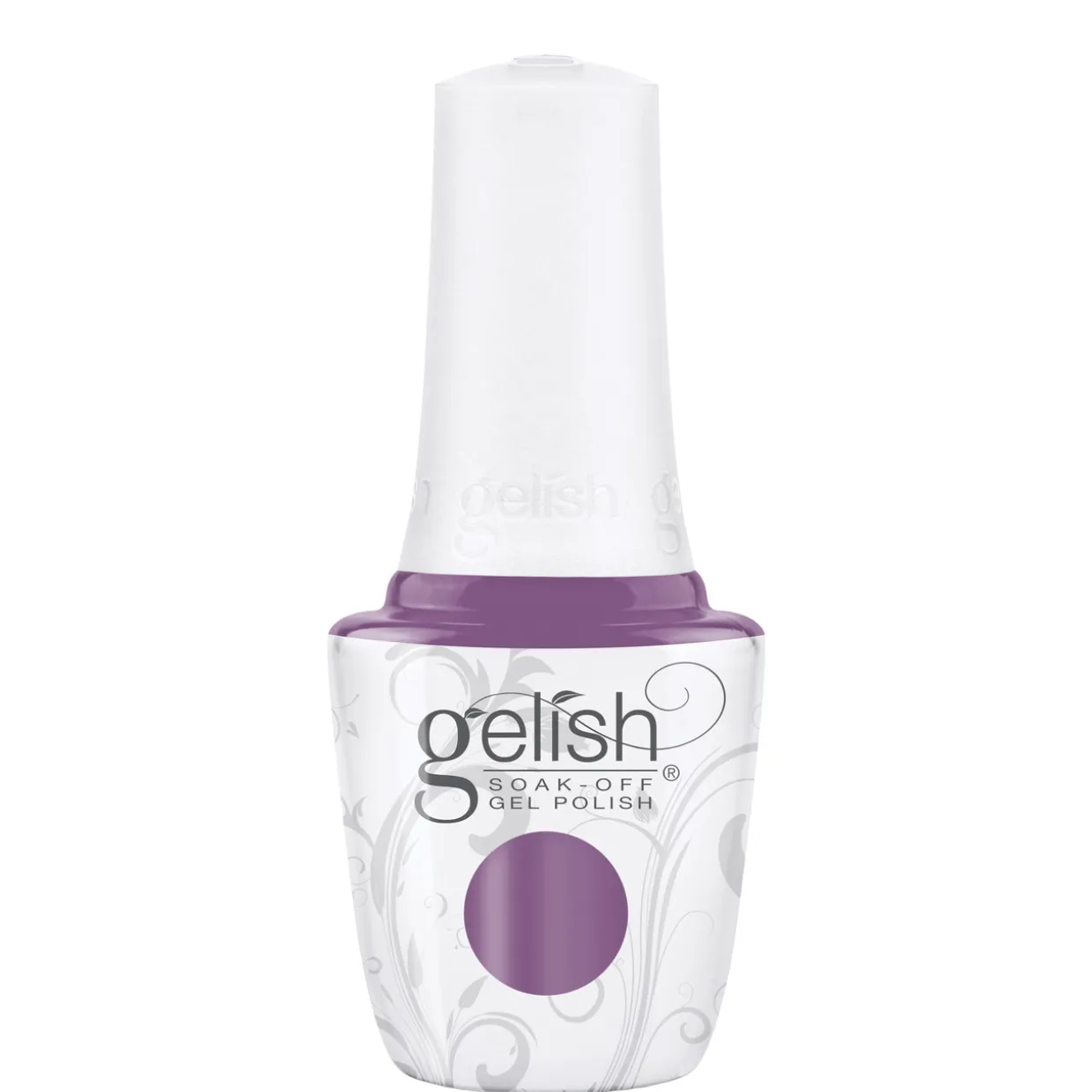 Gelish Soak Off Gel Polish "Malva" Medium Purple Crème - 15 mL | .5 fl oz - 1110484