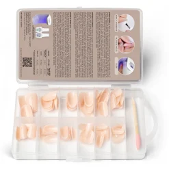 Gelish Soft Gel Tips, Light Nude Short Round, 120 ct.