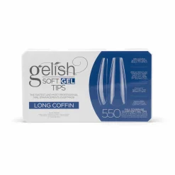Gelish Soft Gel Tips - Long Coffin 550 ct.