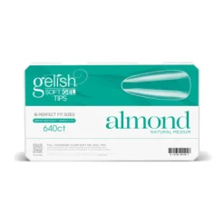Gelish Soft Gel Tips - Medium Almond 640 Ct.