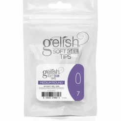 Gelish Soft Gel Tips, Medium Round Size 7, 50 ct. Refill