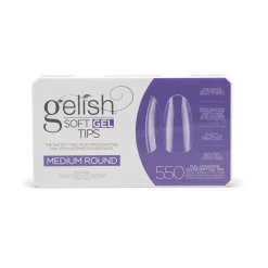Gelish Soft Gel Tips - Medium Round - 550 ct.