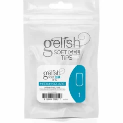 Gelish Soft Gel Tips, Medium Square Size 1, 50 ct. Refill