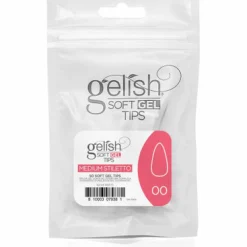Gelish Soft Gel Tips, Medium Stiletto Size 00, 50 ct. Refill