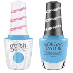 Gelish "Total Betty" Duo, Sky Blue Creme - Includes gel polish and lacquer